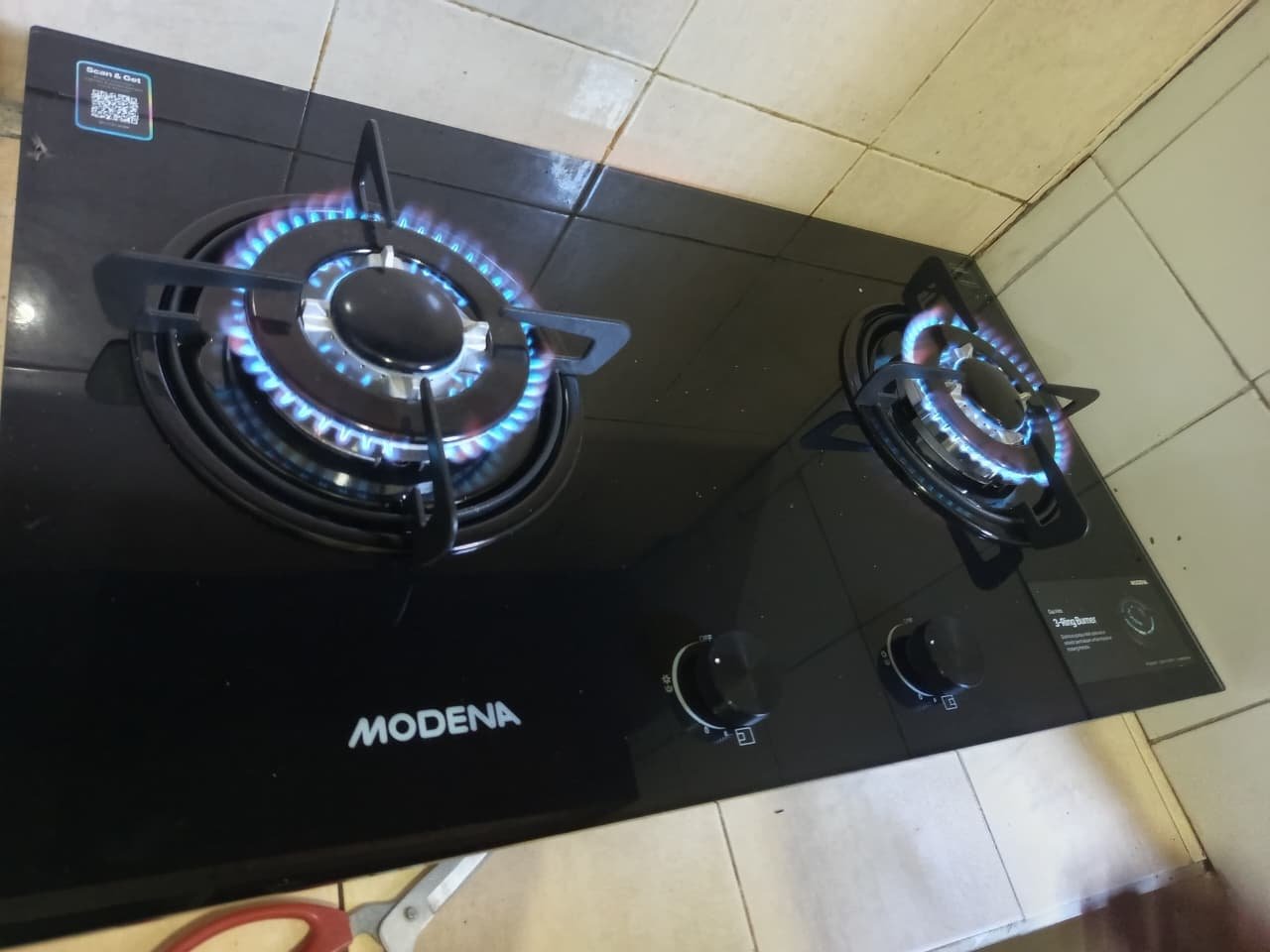 Pembersihan burner kompor